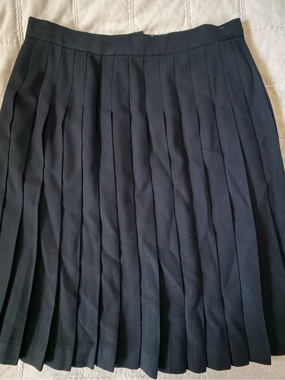 Ganni Black Pleated Skirt
